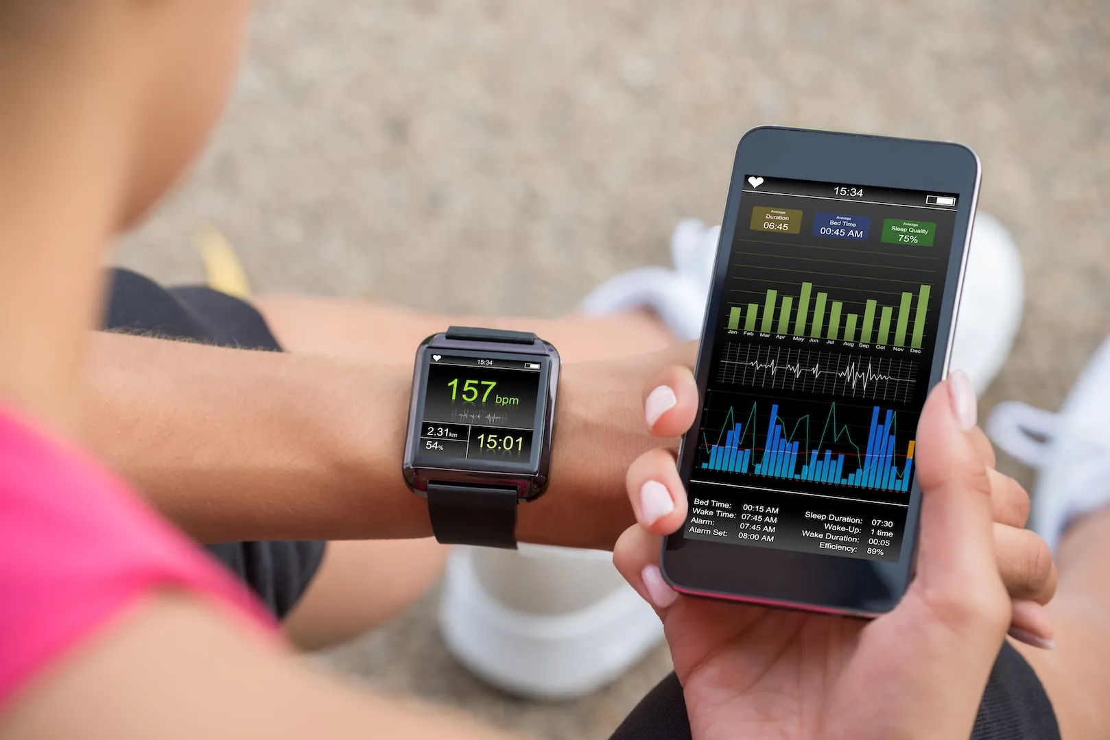 Health-App mit angebundener Hardware